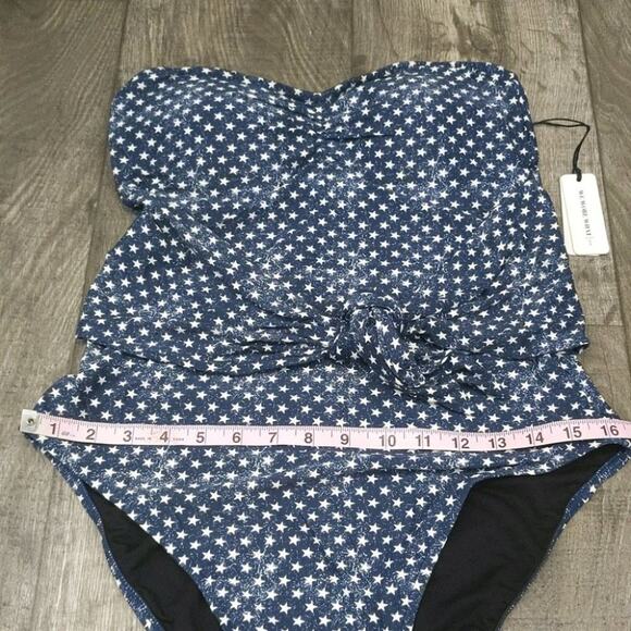 We Wore What Tie Front One Piece Size XL - Picture 5 of 7